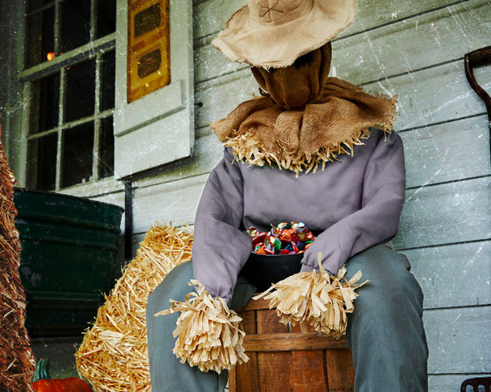 scarecrow decoration from Spirit Halloween